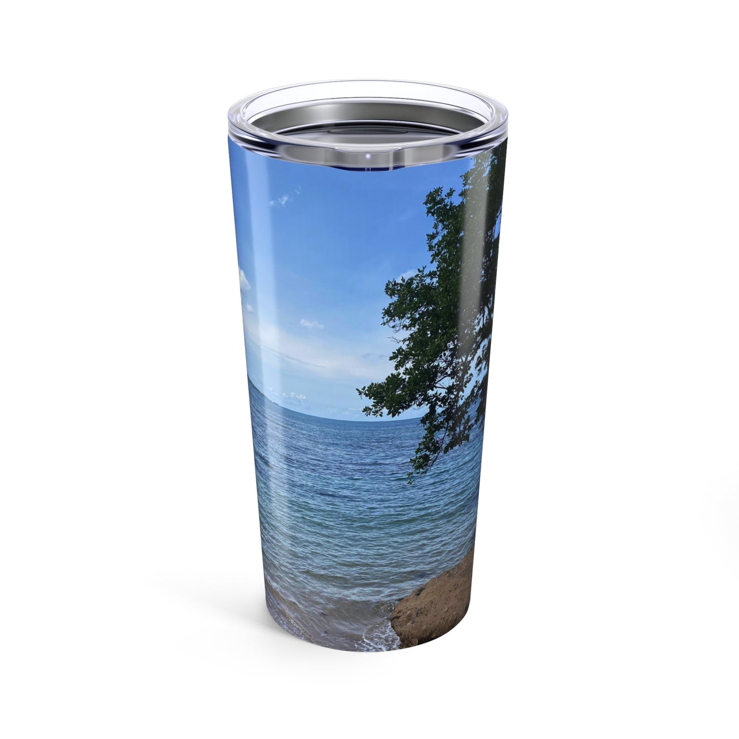 Scenic Nature Tumbler 20oz - Beach Lover Gift, Travel Mug, Reusable Cup, Summer Vibes