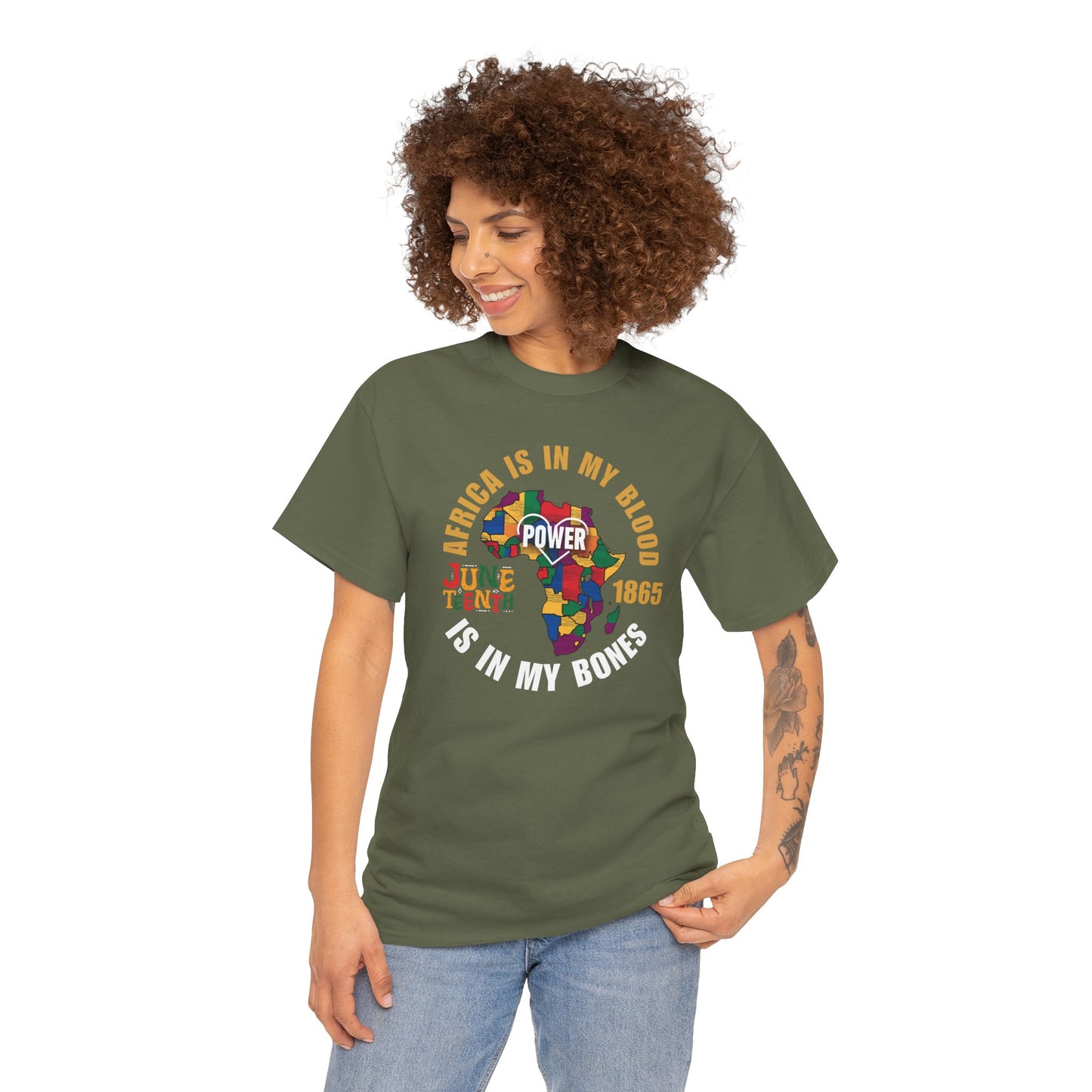 Juneteenth Power T-Shirt, Family gathering, chanting, Community celebration, Juneteenth celebration
