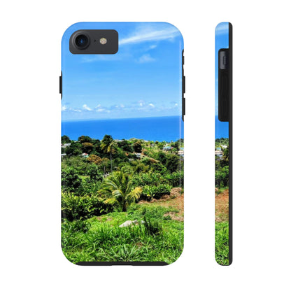 iPhone and Samsung phone Cases - Tropical Ocean View, Durable Cover for Beach Lovers