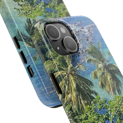 Tough Phone Case - Tropical Summer Vibes, Gift for Travelers and Nature Lovers