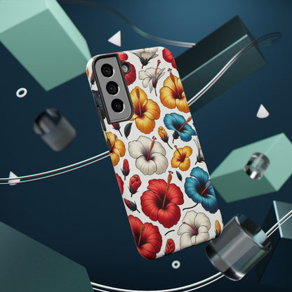 Hibiscus Bloom Impact-Resistant Phone Case – Bold Floral Protection