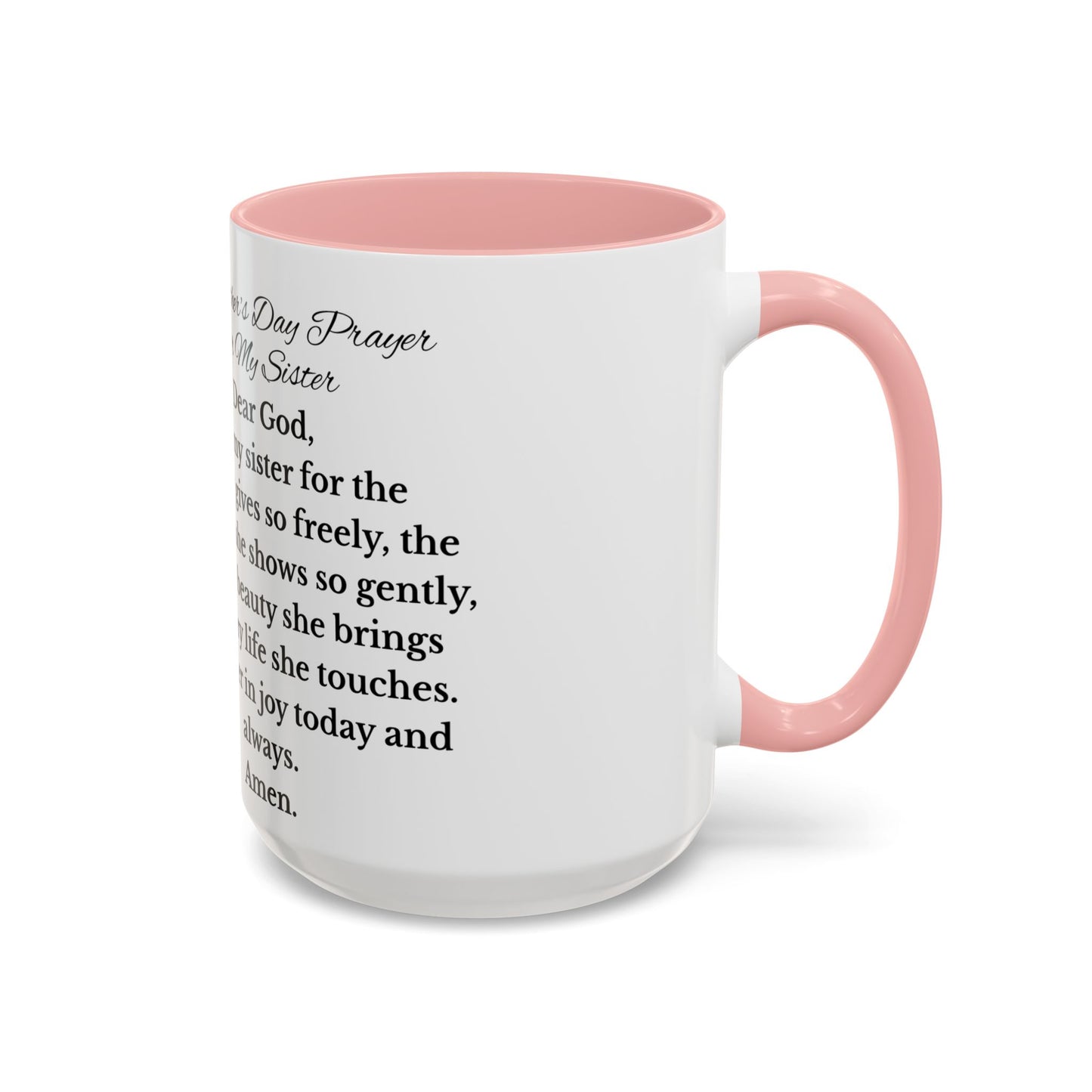 Sister Prayer African American Mother's Day Mug, gift