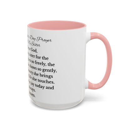 Sister Prayer African American Mother's Day Mug, gift