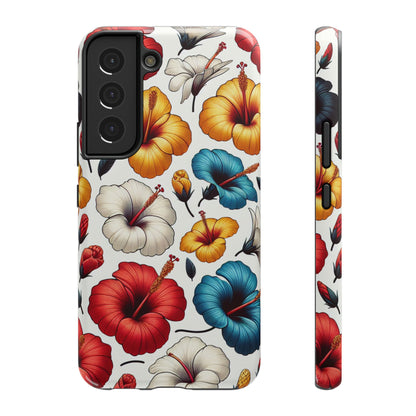Hibiscus Bloom Impact-Resistant Phone Case – Bold Floral Protection