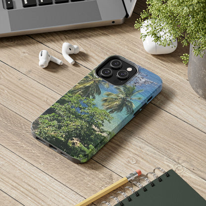 Tough Phone Case - Tropical Summer Vibes, Gift for Travelers and Nature Lovers