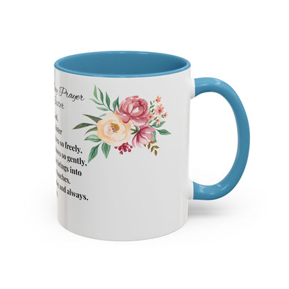 Sister Prayer Mother's Day Coffee Mug - Perfect Mother's Day Gift, Floral design