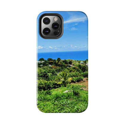 iPhone and Samsung phone Cases - Tropical Ocean View, Durable Cover for Beach Lovers