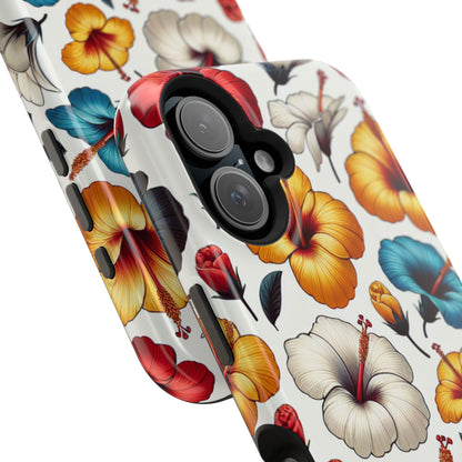 Hibiscus Bloom Impact-Resistant Phone Case – Bold Floral Protection