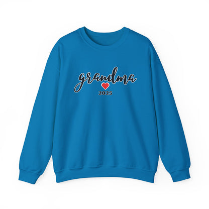 Grandma 2025 Sweatshirt - Valentines Day, Mothers's day, Birthday Gift