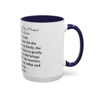 Sister Prayer African American Mother's Day Mug, gift