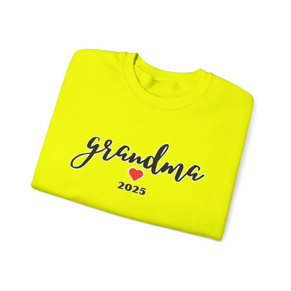 Grandma 2025 Sweatshirt - Valentines Day, Mothers's day, Birthday Gift