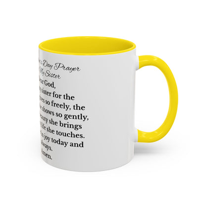 Sister Prayer African American Mother's Day Mug, gift