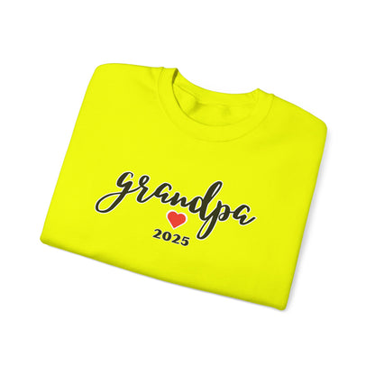 Grandpa 2025 Sweatshirt, Valentines Day Gift, Fathers Day Gift, Birthday Gift, Love Gift