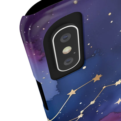 Galaxy Slim Phone Case - Cosmic Constellation Design for Stargazers and Astrology Lovers