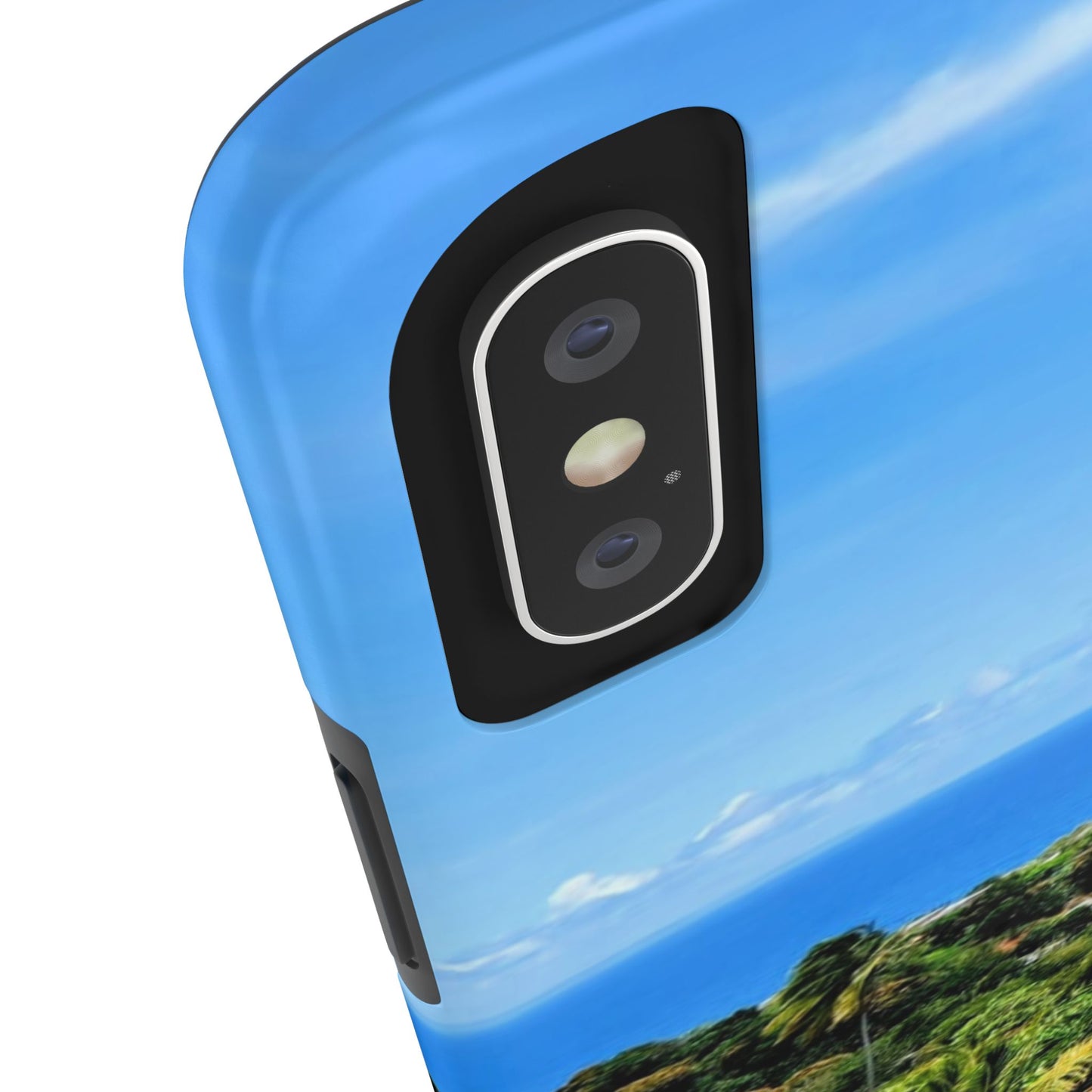 iPhone and Samsung phone Cases - Tropical Ocean View, Durable Cover for Beach Lovers