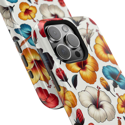 Hibiscus Bloom Impact-Resistant Phone Case – Bold Floral Protection