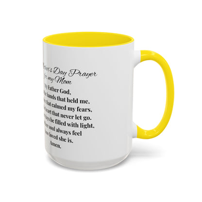 Mom Mother's Day Prayer Mug- African/American/Caribbean Mother's Day Prayer Coffee Mug, Inspirational