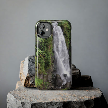 Nature Island Trafalgar Waterfall inspired Tough IPhone and Samsung phone Cases - Durable Protection for Outdoor Adventure