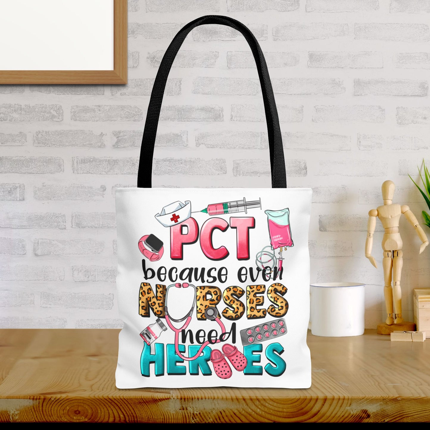 PCT Tote Bag - Nurses Appreciation, Birthdays, Christmas gift