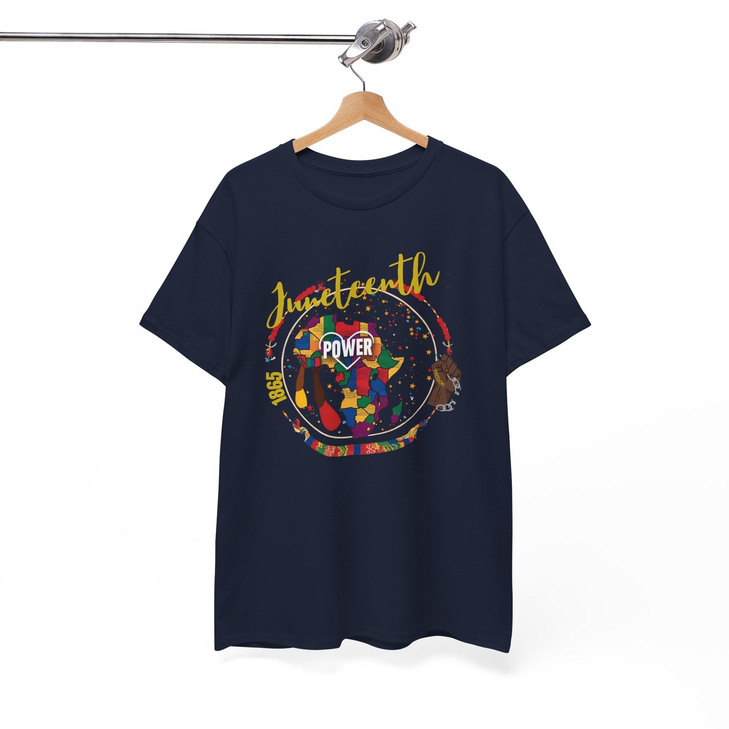 Juneteenth Freedom Celebration Unisex Tshirt, Freedom Tshirt, breaking the chains to freedom