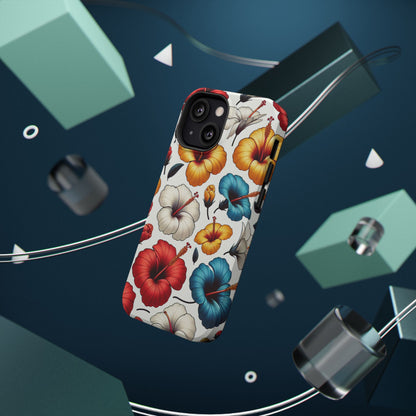 Hibiscus Bloom Impact-Resistant Phone Case – Bold Floral Protection