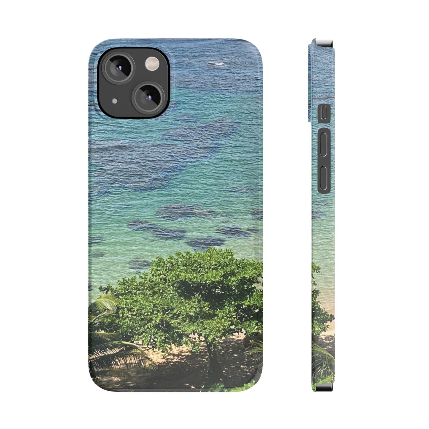 iPhone cases - Coastal Vibes Slim Phone Case