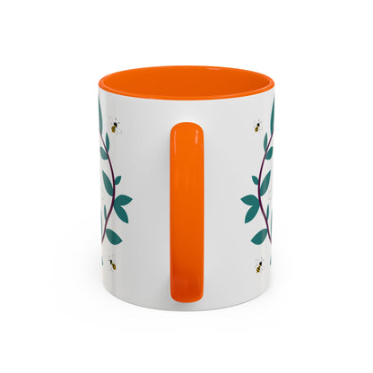 Grandma Prayer Coffee Mug (11, 15oz) Floral Bumble Bees Mother's Day Gift