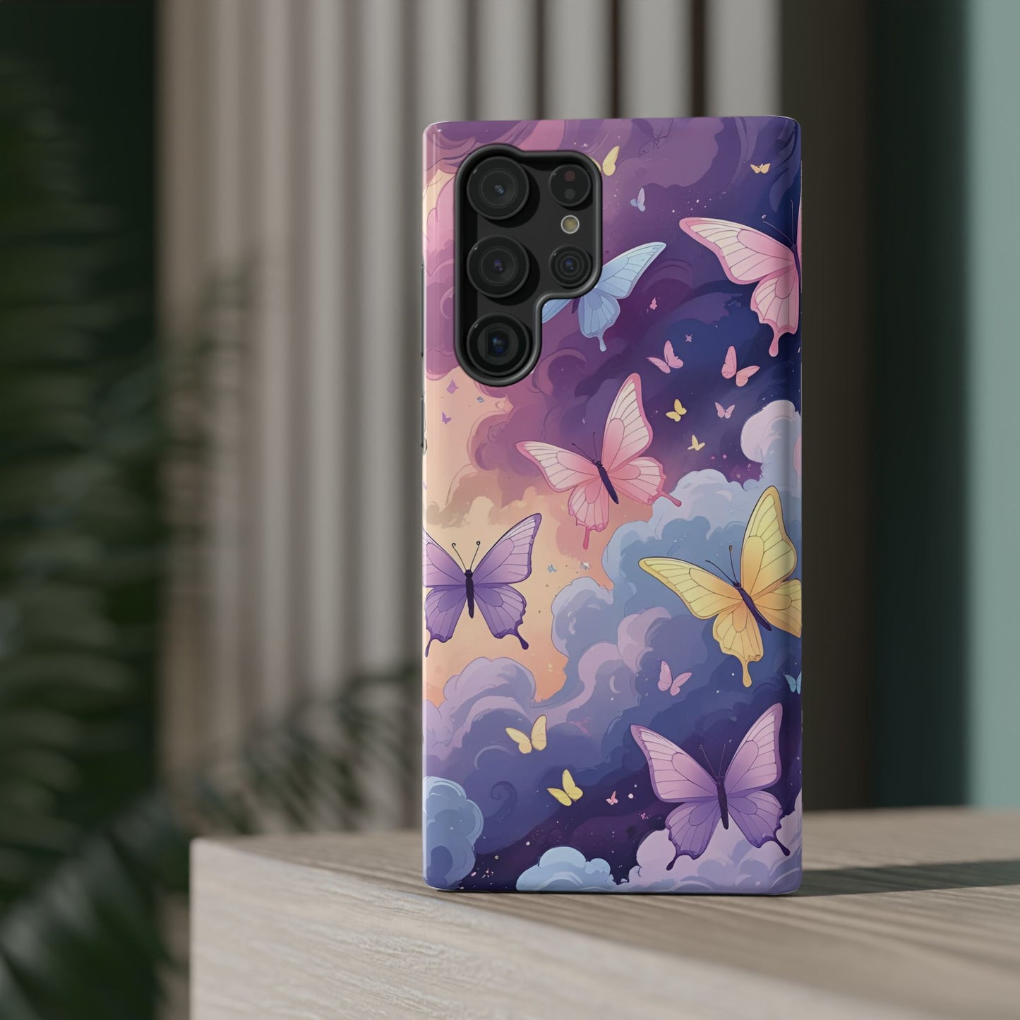 Whimsical Butterfly Phone Case – Nature-Inspired Protection in Vibrant Color