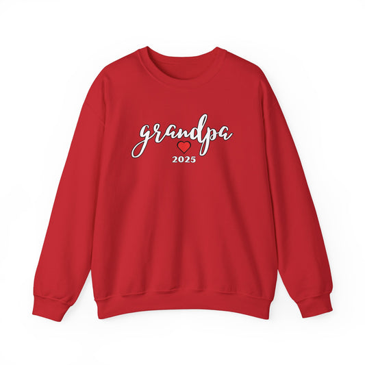 Grandpa 2025 Sweatshirt - Christmas, Father's Day gift, Birthday Gift, Valentines Day gift