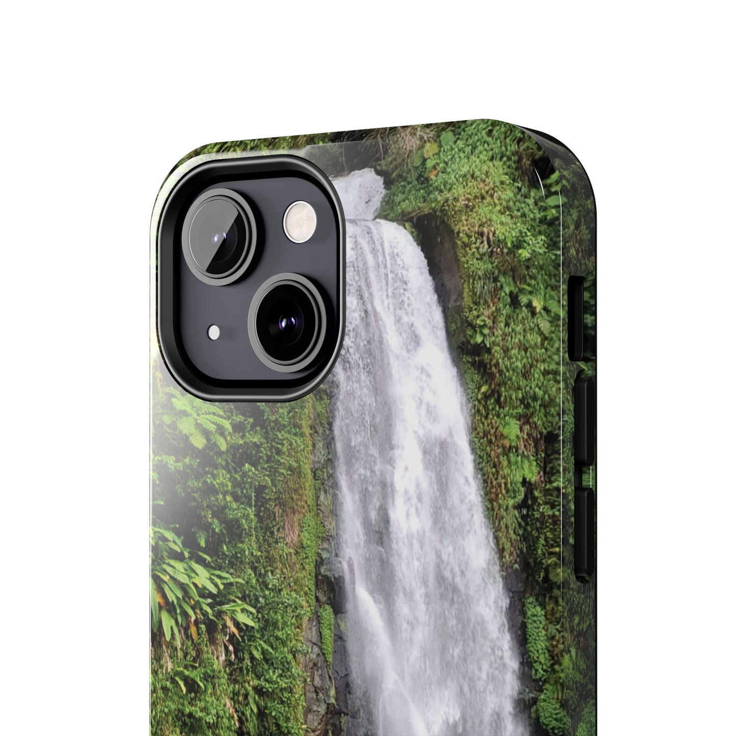 Nature Island Trafalgar Waterfall inspired Tough IPhone and Samsung phone Cases - Durable Protection for Outdoor Adventure