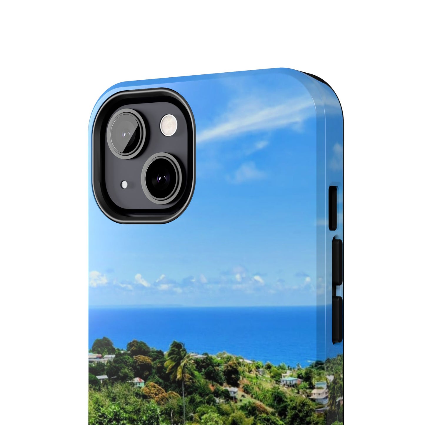 iPhone and Samsung phone Cases - Tropical Ocean View, Durable Cover for Beach Lovers