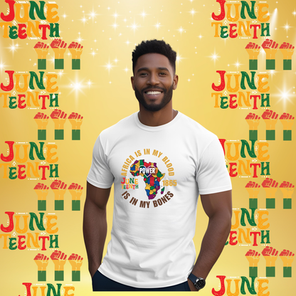 Juneteenth Power T-Shirt, Family gathering, chanting, Community celebration, Juneteenth celebration