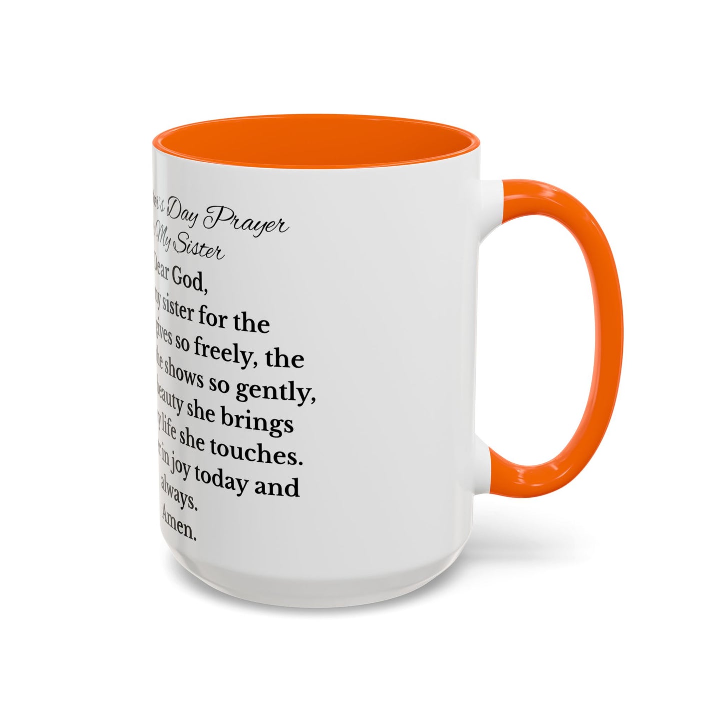 Sister Prayer African American Mother's Day Mug, gift