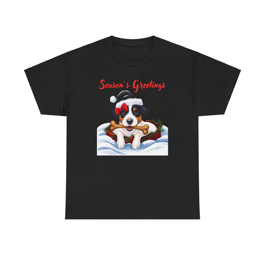 Cute Puppy Holiday T-shirt
