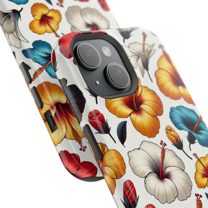 Hibiscus Bloom Impact-Resistant Phone Case – Bold Floral Protection