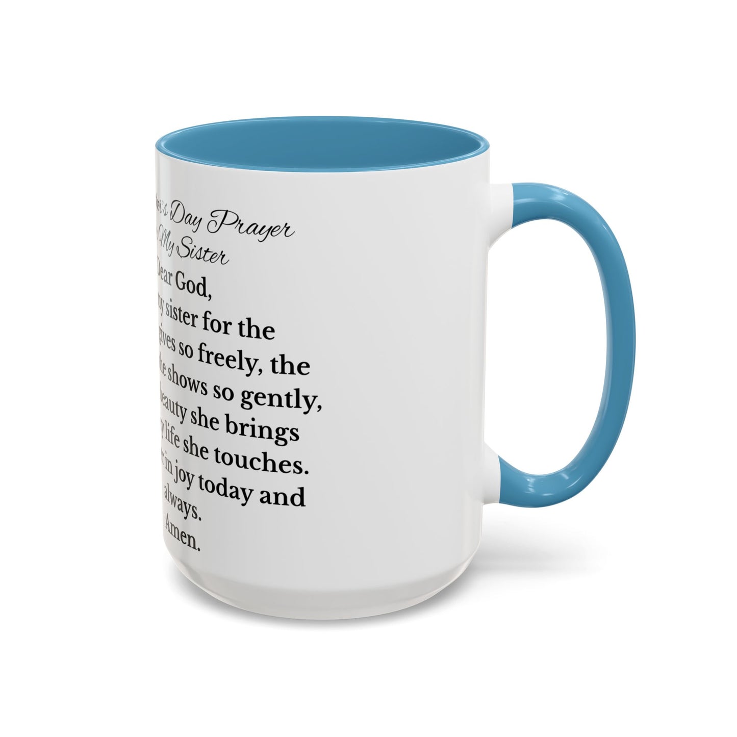 Sister Prayer African American Mother's Day Mug, gift