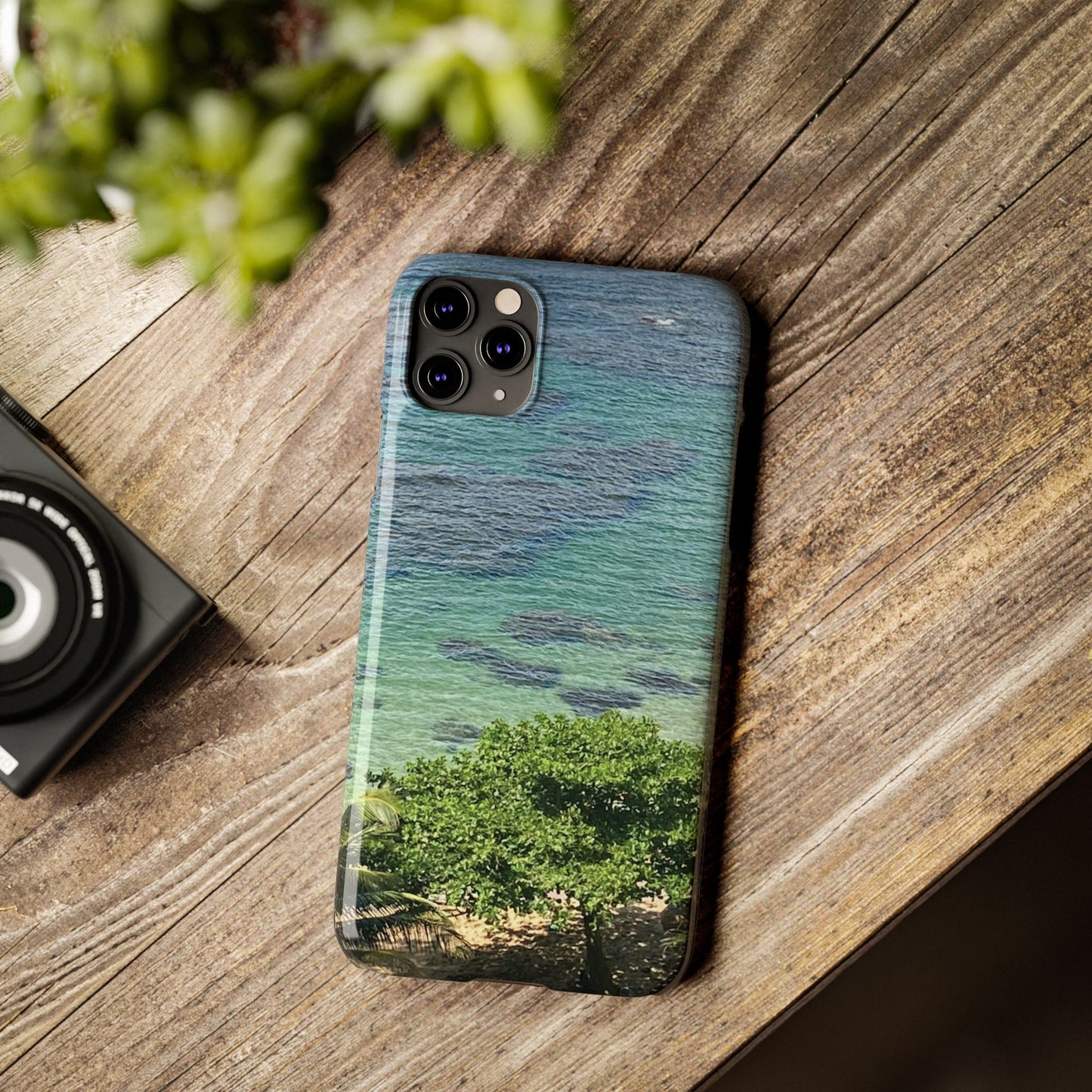 iPhone cases - Coastal Vibes Slim Phone Case
