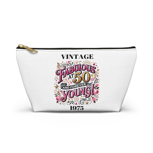 Fabulous at 50 T-bottom Pouches, Birthday celebration, Birthday Gift