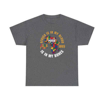 Juneteenth Power T-Shirt, Family gathering, chanting, Community celebration, Juneteenth celebration