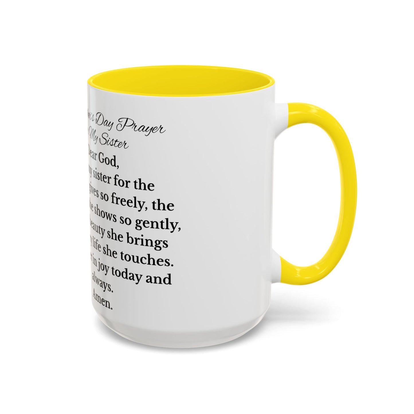 Sister Prayer African American Mother's Day Mug, gift
