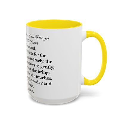 Sister Prayer African American Mother's Day Mug, gift