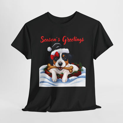 Cute Puppy Holiday T-shirt