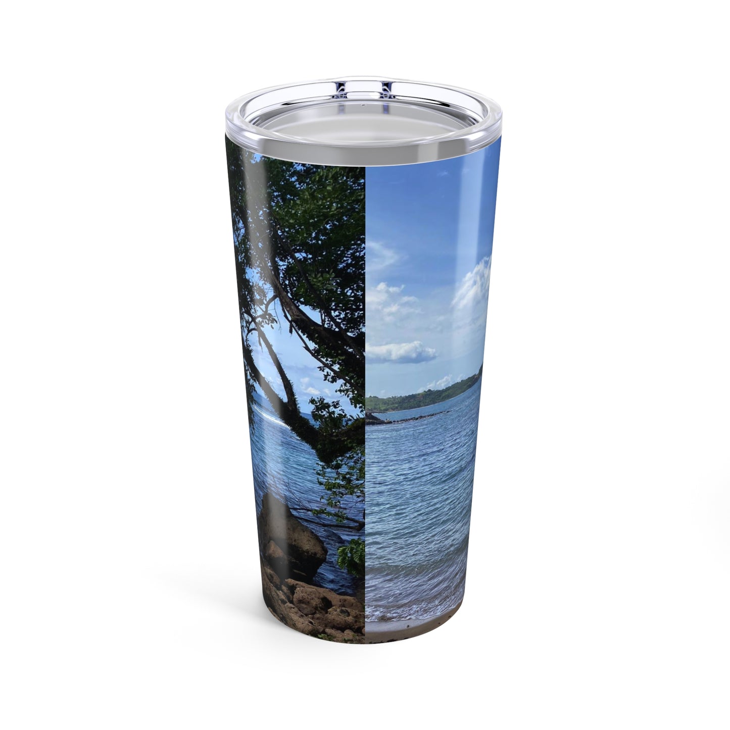 Scenic Nature Tumbler 20oz - Beach Lover Gift, Travel Mug, Reusable Cup, Summer Vibes
