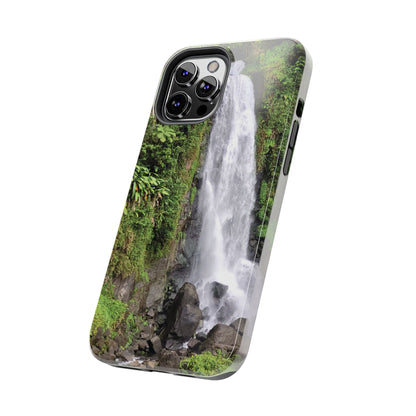 Nature Island Trafalgar Waterfall inspired Tough IPhone and Samsung phone Cases - Durable Protection for Outdoor Adventure