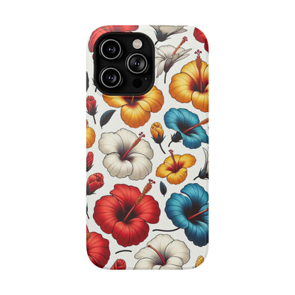 Hibiscus Bloom Impact-Resistant Phone Case – Bold Floral Protection