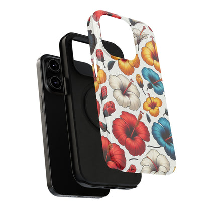 Hibiscus Bloom Impact-Resistant Phone Case – Bold Floral Protection