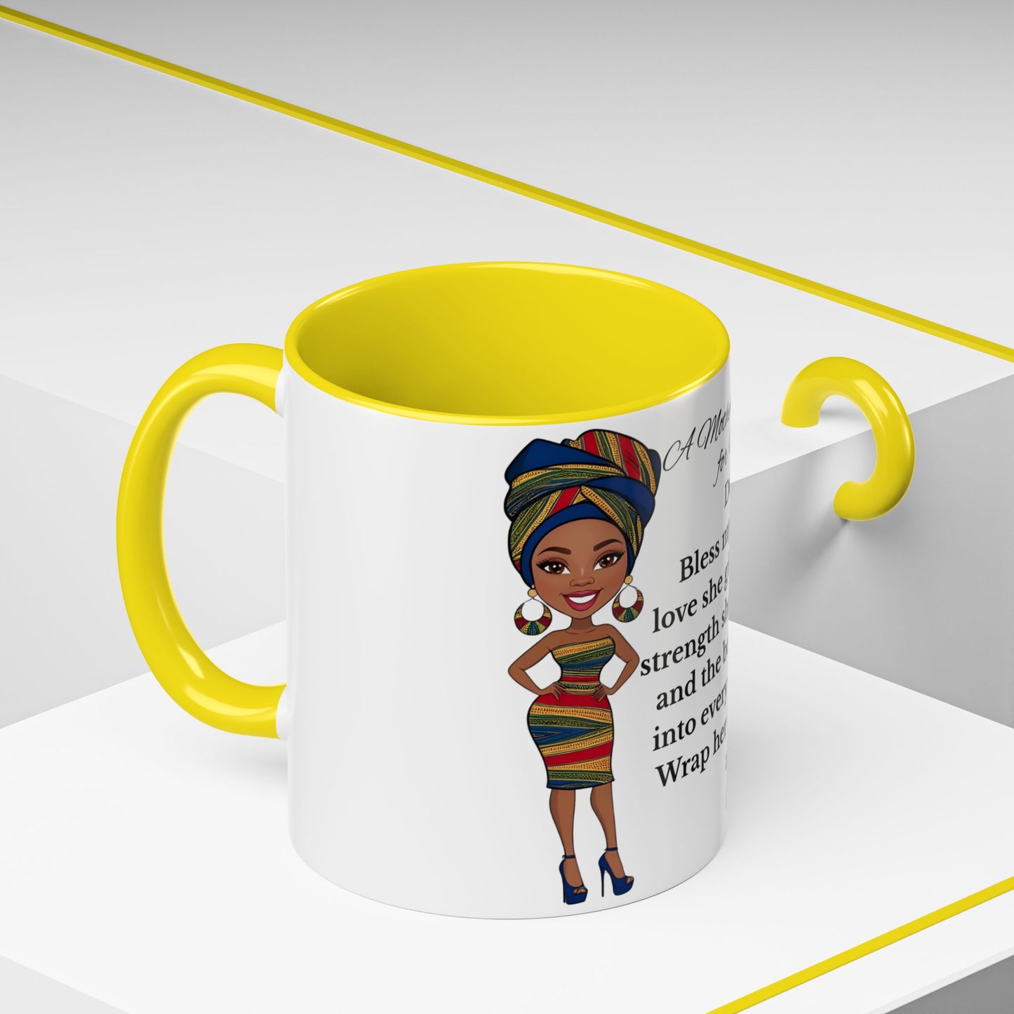 Sister Prayer African American Mother's Day Mug, gift