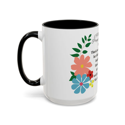 Aunt Prayer Coffee Mug - Floral Design - Mother's Day Gift - 11oz/15oz