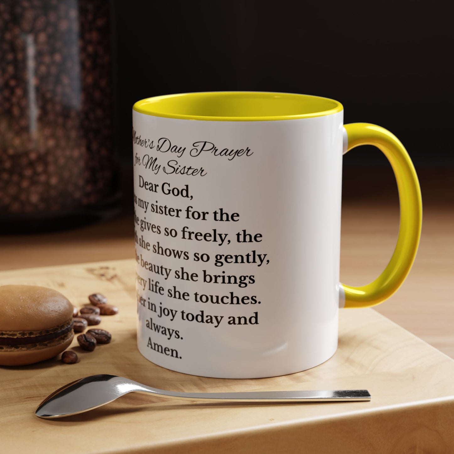 Sister Prayer African American Mother's Day Mug, gift