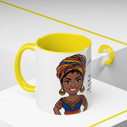 Mom Mother's Day Prayer Mug- African/American/Caribbean Mother's Day Prayer Coffee Mug, Inspirational